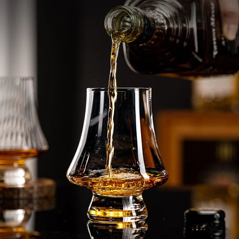 Crystal Bourbon Snifter Glass – 250ml Handcrafted Cognac & Scotch Glass