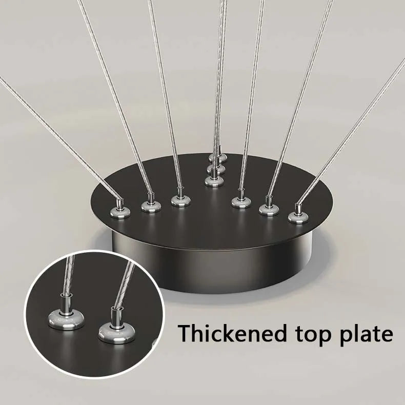 Modern LED Ring Chandelier – Pendant Light for Dining Room & Bedroom