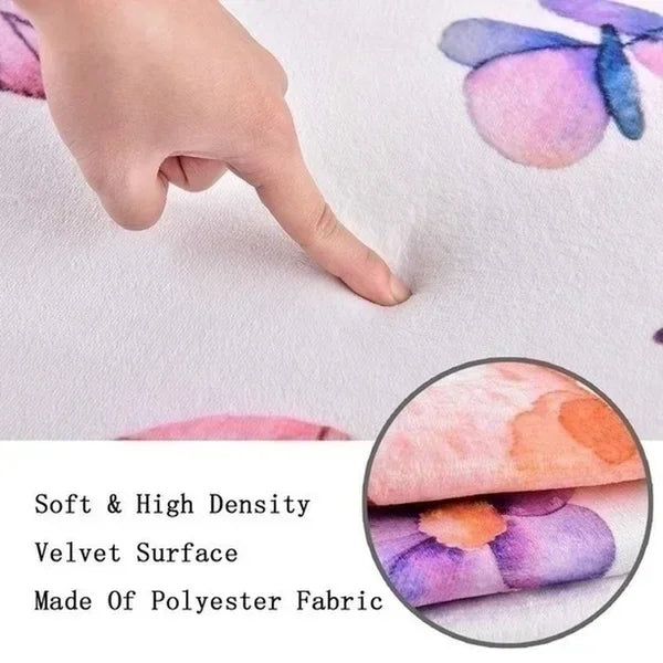 Modern Geometric Washable Rug – Non-Slip Kitchen, Bedroom & Bathroom Mat
