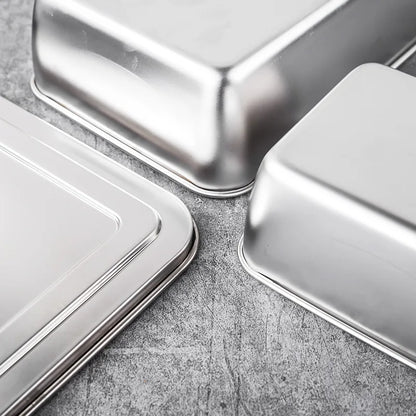 Stainless Steel Spice & Seasoning Box with Lid