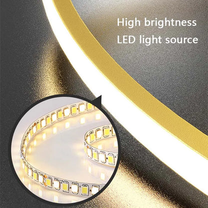 Modern LED Ring Chandelier – Pendant Light for Dining Room & Bedroom