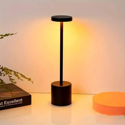 Modern touch adjustable table lamp, metal portable ambient light, suitable for decorating bedroom tables in various living rooms