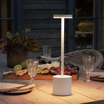 Modern touch adjustable table lamp, metal portable ambient light, suitable for decorating bedroom tables in various living rooms