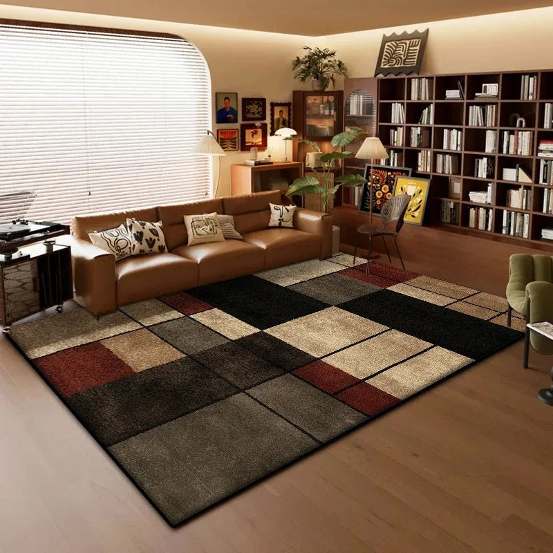 Modern Geometric Washable Rug – Non-Slip Kitchen, Bedroom & Bathroom Mat