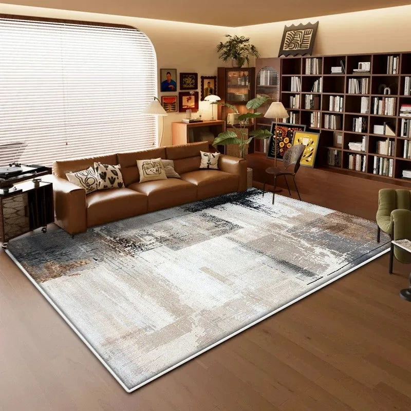 Modern Geometric Washable Rug – Non-Slip Kitchen, Bedroom & Bathroom Mat