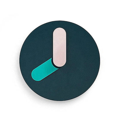 Modern 12" Silent Wall Clock – Minimalist Round Home Décor