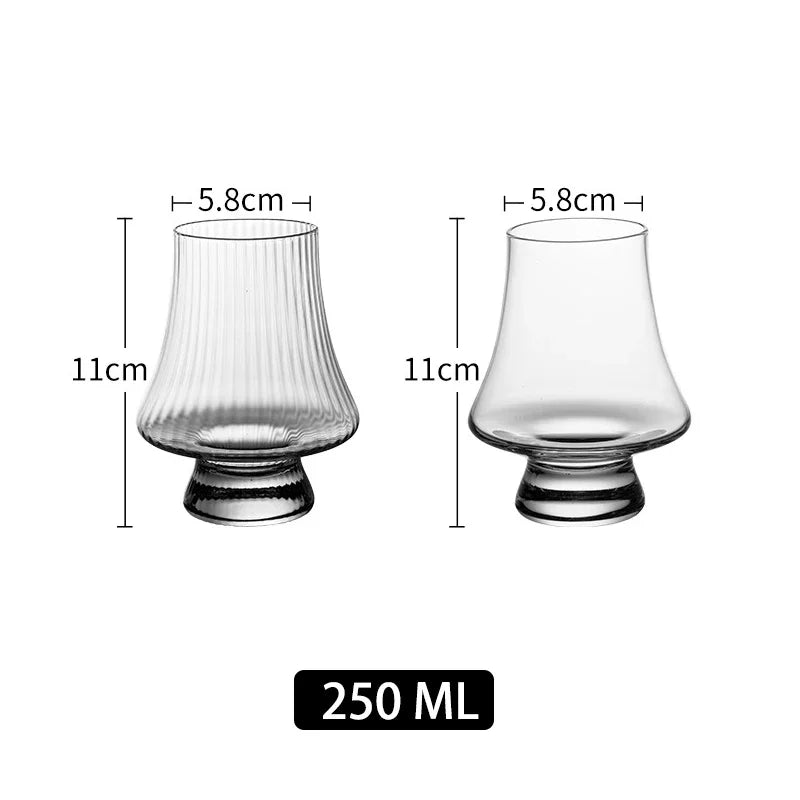 Crystal Bourbon Snifter Glass – 250ml Handcrafted Cognac & Scotch Glass
