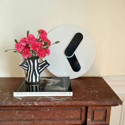 Modern 12" Silent Wall Clock – Minimalist Round Home Décor