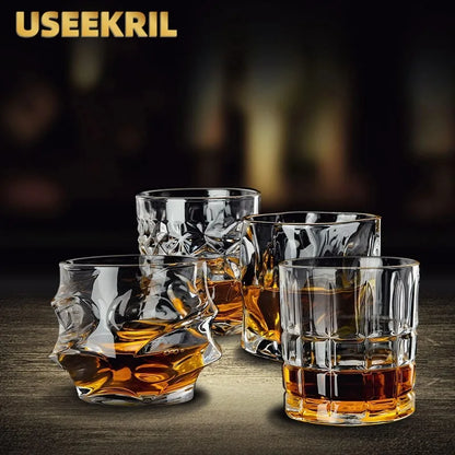 Engraved Old Fashioned Whiskey Glasses – Classic Scotch Gift Set