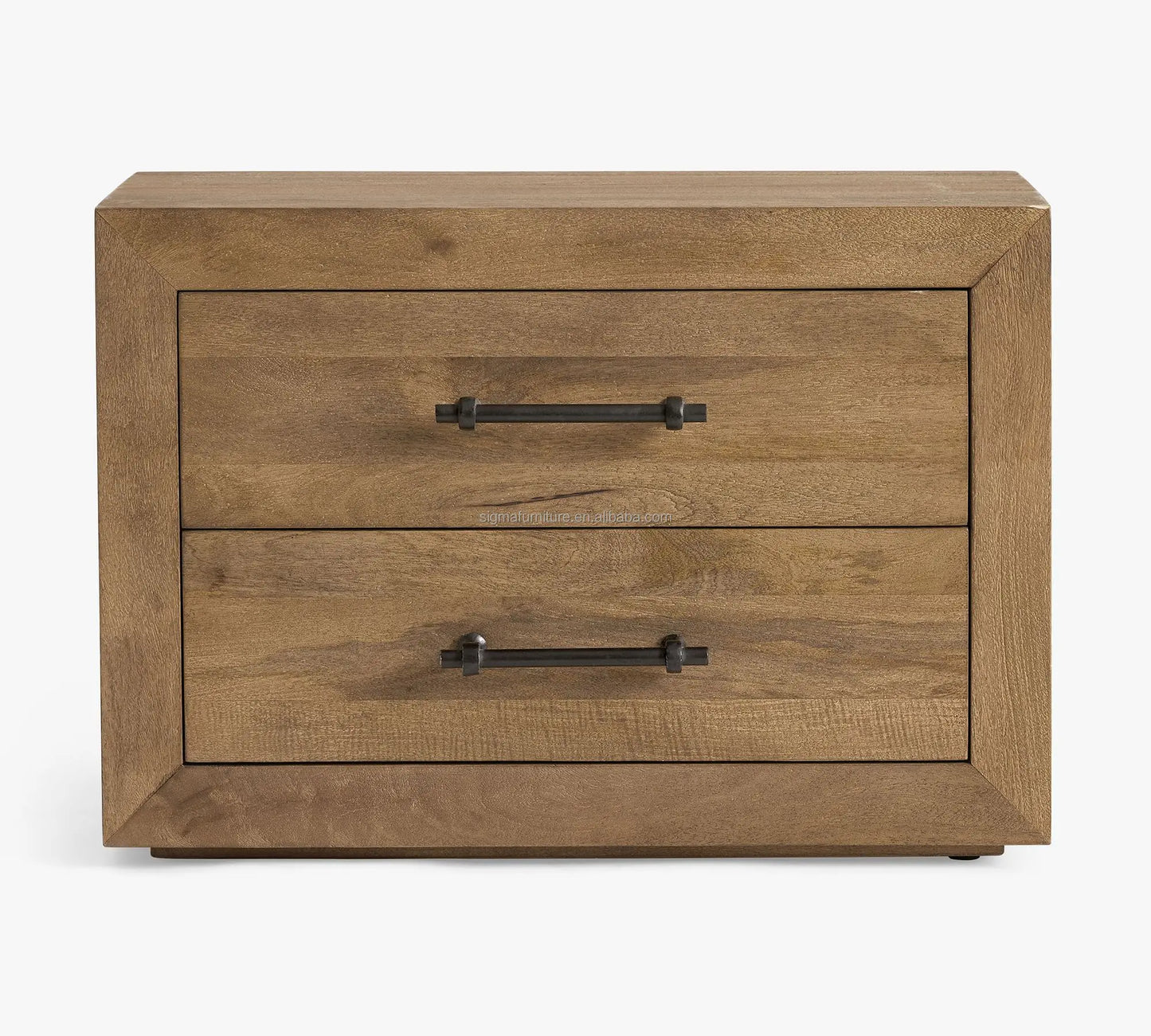 32" Oak Wood Nightstand – Bedside Table for Bedroom & Living Room
