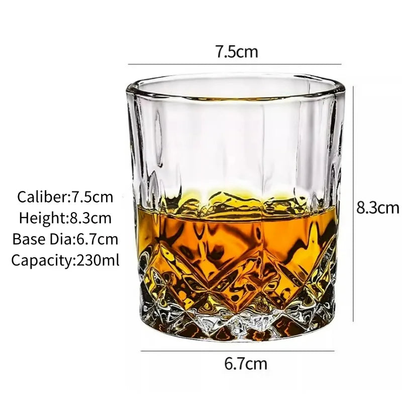 Engraved Old Fashioned Whiskey Glasses – Classic Scotch Gift Set