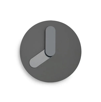 Modern 12" Silent Wall Clock – Minimalist Round Home Décor