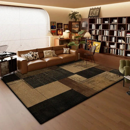 Modern Geometric Washable Rug – Non-Slip Kitchen, Bedroom & Bathroom Mat