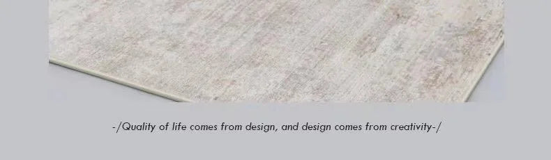 Abstract Plush Area Rug – Grey Thickened Bedroom & Lounge Carpet