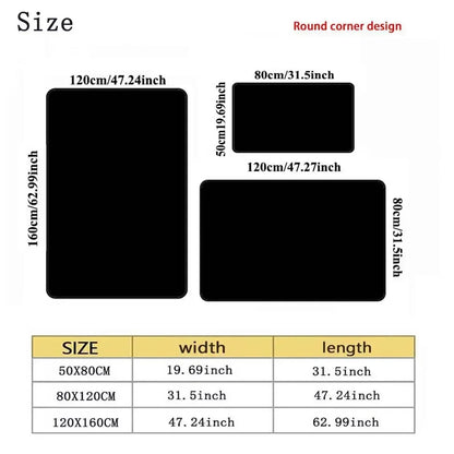 Modern Curve Rug & Carpet Non-Slip Mat for Living Room Bedroom Kitchen Orange Black Beige Durable Floor Rugs Home Decor Carpets
